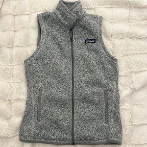 Patagonia better sweater fleece vest- birch white